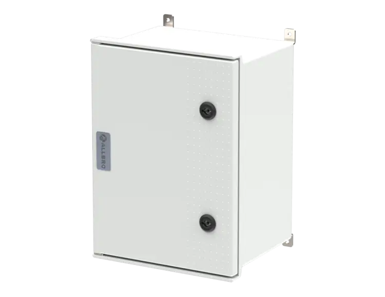 ALLBROX 4 (400X300X200) INC SMC DP ABOVE BOXES INCLUDE: SMC DEVICE PLATE, S/S HINGES, WALL BRACKETS, LOCKING MECHANISM & PANEL KEY