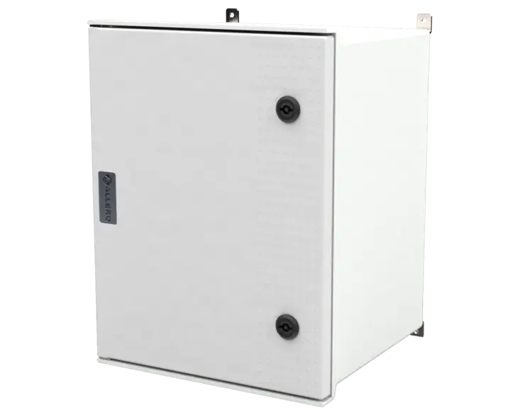 ALLBROX 4 (400X300X280) INC SMC DP ABOVE BOXES INCLUDE: SMC DEVICE PLATE, S/S HINGES, WALL BRACKETS, LOCKING MECHANISM & PANEL KEY