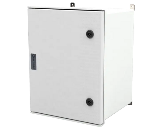 ALLBROX 4 (400X300X280) INC SMC DP ABOVE BOXES INCLUDE: SMC DEVICE PLATE, S/S HINGES, WALL BRACKETS, LOCKING MECHANISM & PANEL KEY