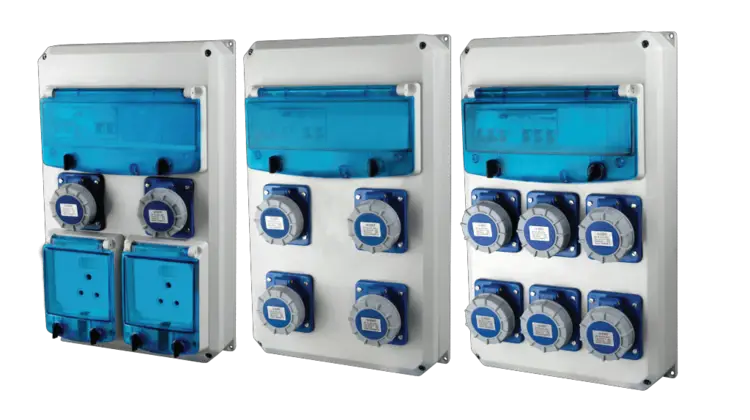 ALLBRO TEMP DB 6 X 16A PANEL SOCKETS