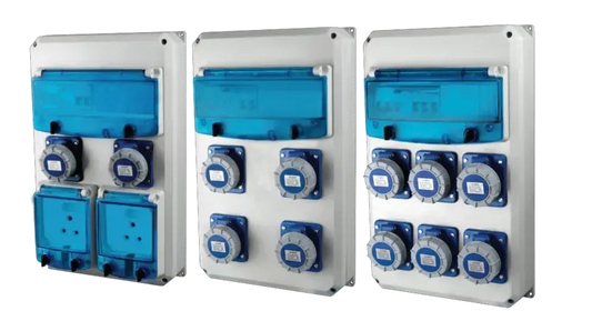 ALLBRO TEMP DB 4 X 16A PANEL SOCKETS