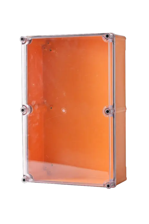 ALLBRO OK4-OC Orange Base Box + Clear Lid ABOVE BOXES INCLUDE DMC MOUNTING PLATE,BRACKETS & HINGES