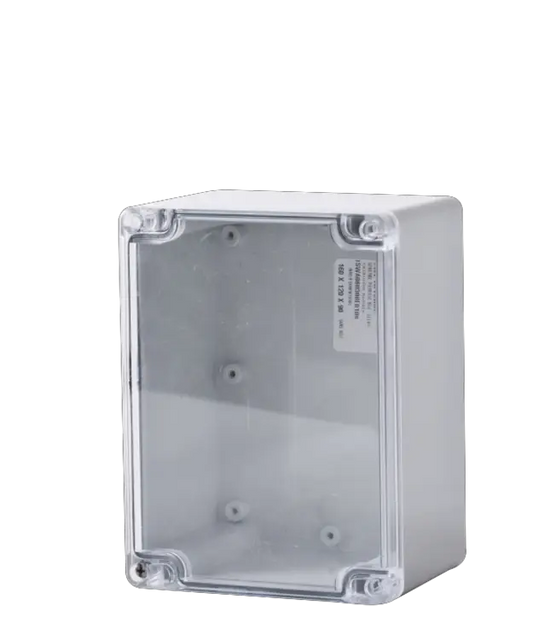 ALLBRO ENL161209C Grey Base + Clear Lid BOXES EXCLUDE DEVICE PLATE - SOLD SEPARATELY