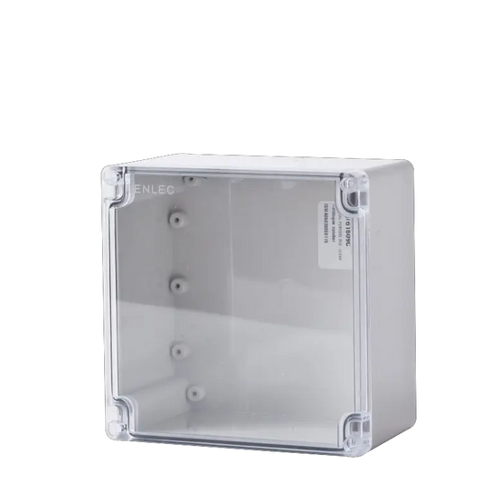 ALLBRO ENL161609C Grey Base + Clear Lid BOXES EXCLUDE DEVICE PLATE - SOLD SEPARATELY