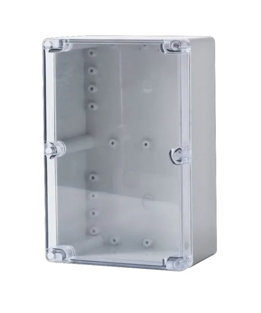 ALLBRO ENL241610C Grey Base + Clear Lid BOXES EXCLUDE DEVICE PLATE - SOLD SEPARATELY
