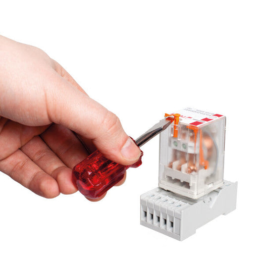 RELPOL S.A Plug R4W-0003 for R2N...WT, R3N...WT, R4N...WT -  green colour (DC coils)