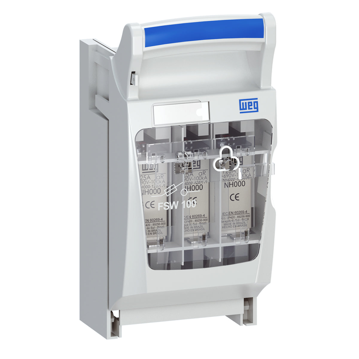 WEG DISCONNECTOR SWITCH FUSE FSW100-3 FUSE SWITCH DISCONNECTOR 3P 100A FOR SIZE NH000 11884107