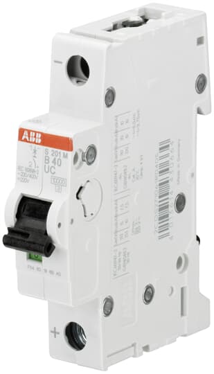ABB S201M-B20UC Miniature Circuit Breaker - 1P - B - 20 A 2CDS271061R0205