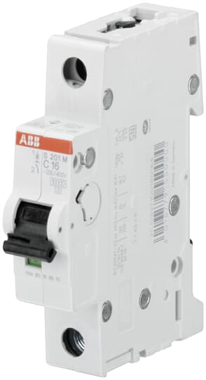 ABB S201M-C2 Miniature Circuit Breaker - 1P - C - 2 A 2CDS271001R0024