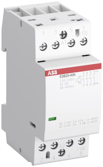 ABB ESB25-31N-01 Installation Contactor 1SAE231111R0131