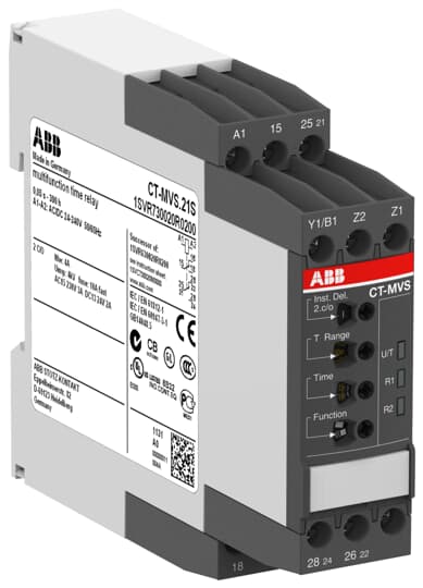 ABB CT-MVS.21S Time relay, multifunction 2c/o, 24-240VAC/DC 1SVR730020R0200