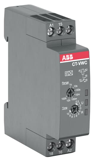 ABB CT-VWC.12 Time relay, Impulse-ON 1c/o, 24-48VDC/24-240VAC 1SVR508130R0000