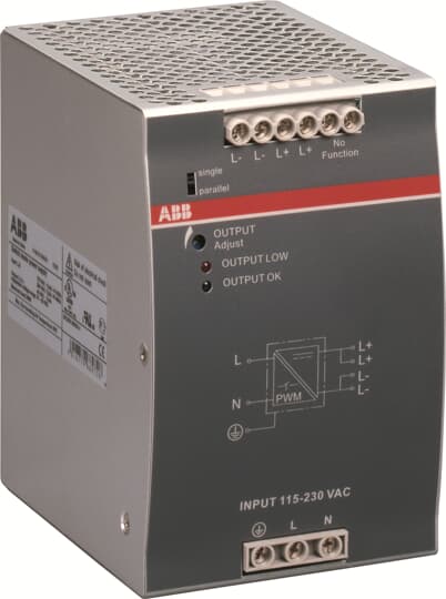 ABB CP-E 48/5.0 Power supply In:115/230VAC Out: 48VDC/5A 1SVR427034R2000