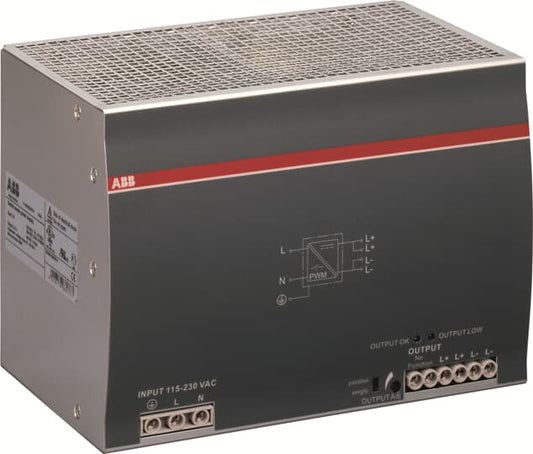 ABB CP-E 48/10.0 Power supply In:115/230VAC Out: 48VDC/10A 1SVR427035R2000
