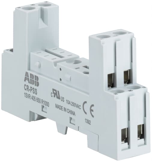 ABB CR-PSS Standard socket for 1c/o or 2c/o CR-P relays 1SVR405650R1000
