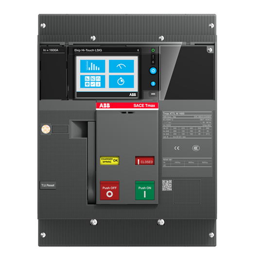 ABB Moulded Case Circuit Breaker XT7H M 1000 Ekip Touch LSI In1000A 3p FF 1SDA101443R1