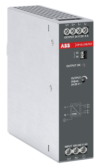 ABB CP-S.1 24/5.0 Power supply In:100-240VAC/100-250VDC Out:DC 24V/5A 1SVR320561R1000