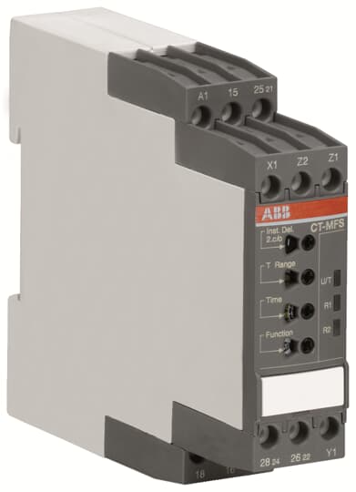 ABB CT-MVS.21P Time relay, multifunction 2c/o, 24-240VAC/DC 1SVR740020R0200