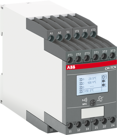 ABB CM-TCN.011P Temp. monitoring relays LCD+NFC, -200..+850?Ã‚Âª??Ã†â€™???ÃƒÂ¿?Ã‚Â¯C, 24-240VAC/DC 1SVR760740R0110