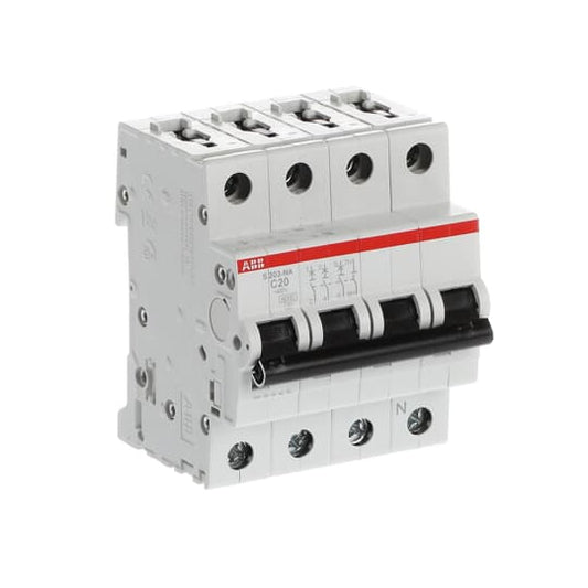 ABB S203-C20NA Miniature Circuit Breaker - 3+NP - C - 20 A 2CDS253103R0204