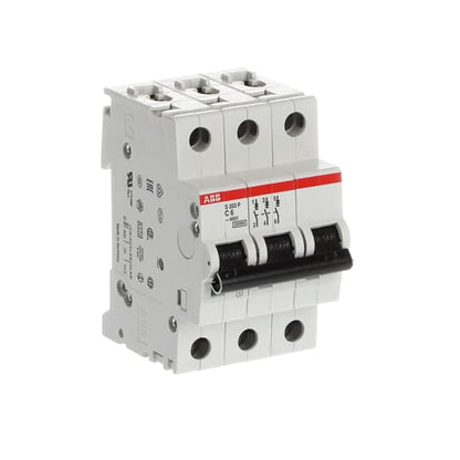 ABB S203P-C6 Miniature Circuit Breaker - 3P - C - 6 A 2CDS283001R0064