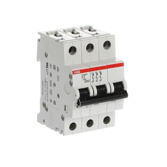 ABB S203P-C6 Miniature Circuit Breaker - 3P - C - 6 A 2CDS283001R0064