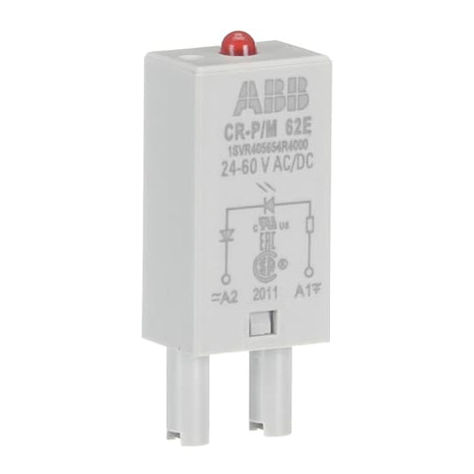 ABB CR-P/M 62E Pluggable module LED red, 24-60VAC/DC 1SVR405654R4000