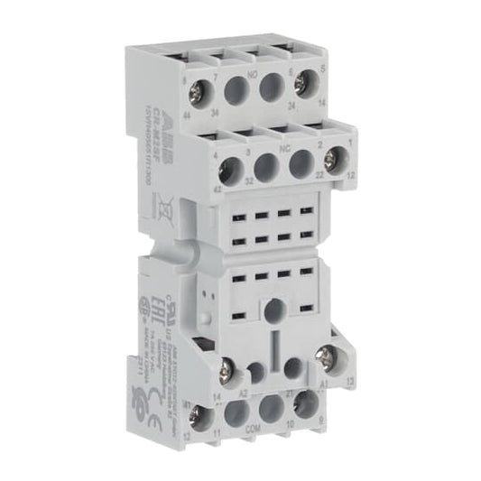 ABB CR-M2SF Standard socket, fork type for 2c/o CR-M relay 1SVR405651R1300