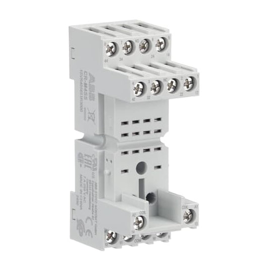 ABB CR-M4SS Standard socket for 2c/o or 4c/o CR-M relay 1SVR405651R3000