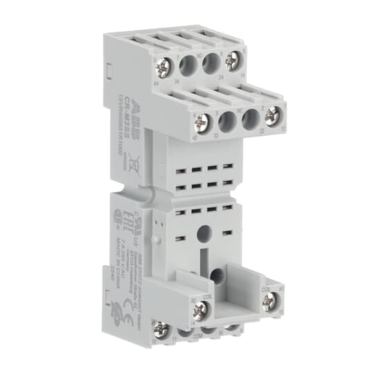 ABB CR-M2SS Standard socket for 2c/o CR-M relay 1SVR405651R1000