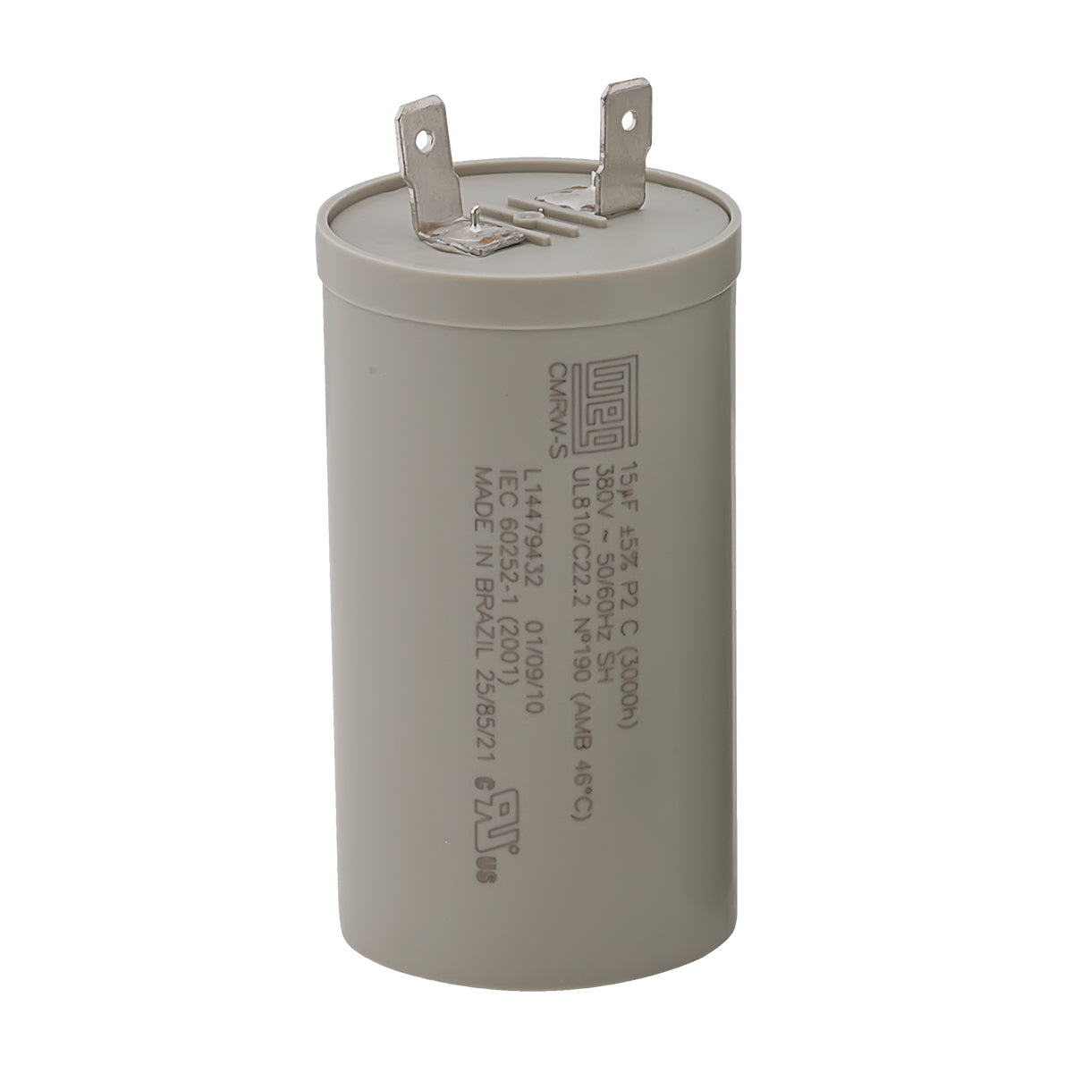 WEG CAPACITOR CLAW50D26 A TF200mEXP LIGHTING APP. CAPACITOR 250V 45x94 CASE SIZE 10766283