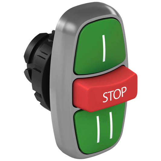 WEG PUSHBUTTON CSW2-BTFC045IOR-WH BLACK(I) BLUE(RESET)WHITE(O) IP66 HD METAL APP. 13185167