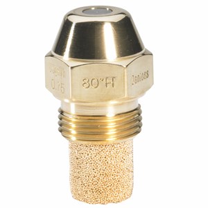 Danfoss Oil Nozzles, OD H, 1.00 gal/h, 3.72 kg/h, 60 ?ªƒ??, Hollow