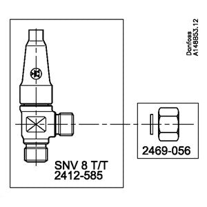 Danfoss ACCESSORY BLIND NUT+GASKET G1/2, SNV-ST