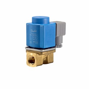 Danfoss Solenoid valve, EV220B, Function: NC, G, 3/8, NBR, Supply voltage [V] DC: 24.00