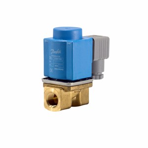 Danfoss Solenoid valve, EV220B, Function: NC, G, 3/8, NBR, Supply voltage [V] AC: 230