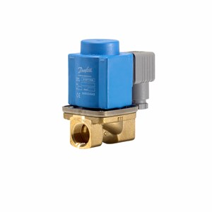 Danfoss Solenoid valve, EV220B, Function: NC, G, 1/2, NBR, Supply voltage [V] AC: 24