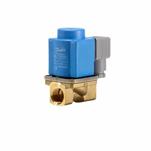 Danfoss Solenoid valve, EV220B, Function: NC, G, 1/2, NBR, Supply voltage [V] AC: 230