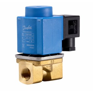 Danfoss Solenoid valve, EV251B, Function: NC, G, 3/8, NBR, Supply voltage [V] DC: 24.00