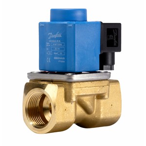 Danfoss Solenoid valve, EV251B, Function: NC, G, 1, NBR, Supply voltage [V] AC: 24