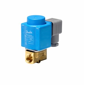 Danfoss Solenoid valve, EV210B, Function: NC, G, 1/8, FKM, Supply voltage [V] DC: 24.00