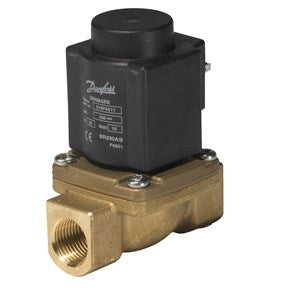 Danfoss Solenoid valve, EV225B, Function: NC, G, 1/2, PTFE, Supply voltage [V] DC: 24.00