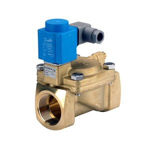 Danfoss Solenoid valve, EV220B, Function: NC, G, 1 1/2, NBR, Supply voltage [V] AC: 230