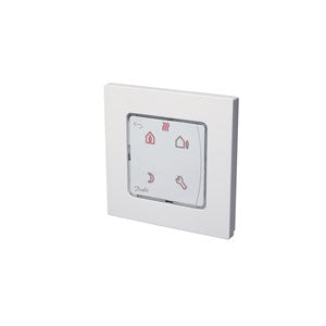 Danfoss Floor Heating Controls, Danfoss Icon, Programmable Room Thermostat, 230.0 V, Output voltage [V] AC: 230, Number of channels: 0, In-wall