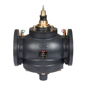 Danfoss AB-QM, DN 80, With test plugs, Flange